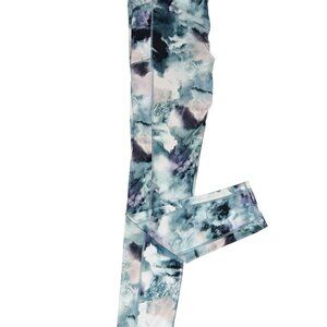 PURPLE AND TEAL LEGGINGS